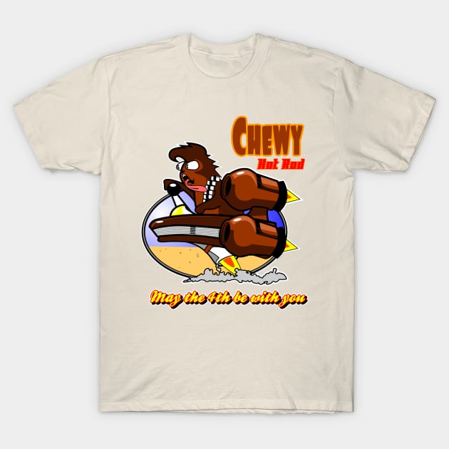 Chewy Hot Rod T-Shirt by Spikeani